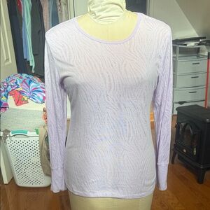 Lavender Long Sleeve Women's Top